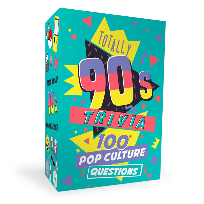 Gift Republic Pop Culture Totally 90s Trivia Cards