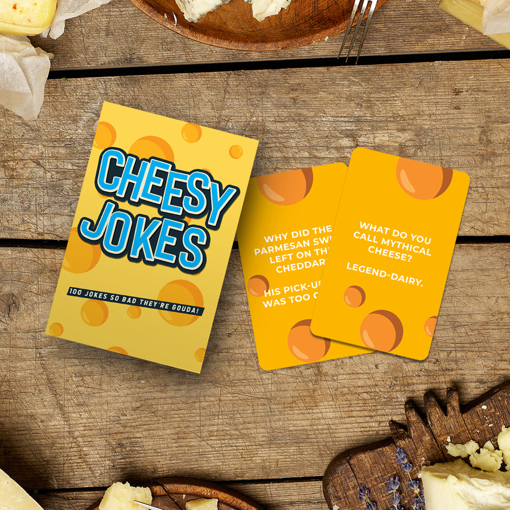 3PK Gift Republic 100-Cheesy Jokes Card Funny/Hilarious Game