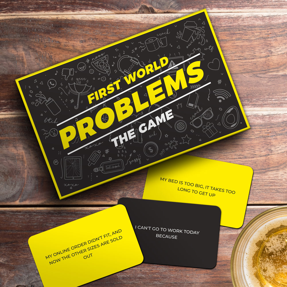 Gift Republic First World Problems Card Game Deck Set
