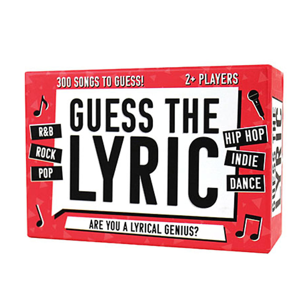 Gift Republic Guess The Lyric Card Game