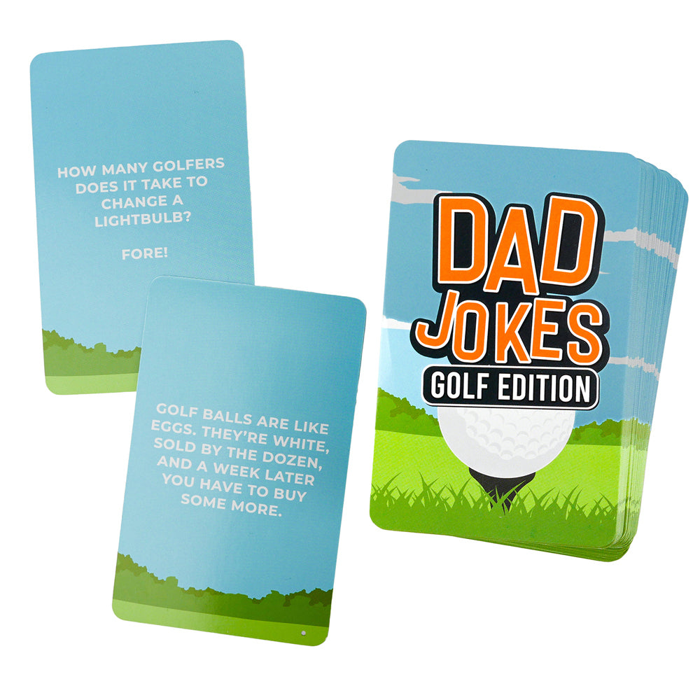 3PK Gift Republic 100-Dad Jokes Card Game Golf Edition