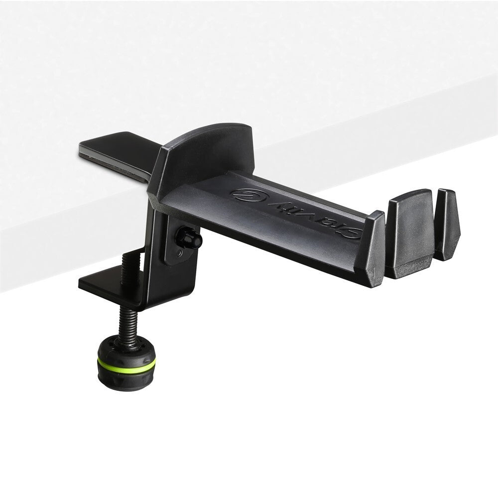 Gravity HPHTC01B Desk/Table Mount Hanger Headphones Holder Black