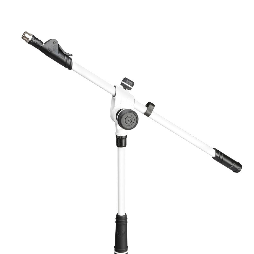 Gravity MS4322W Tripod 169cm Steel Base w/ Adjustment For Microphone White