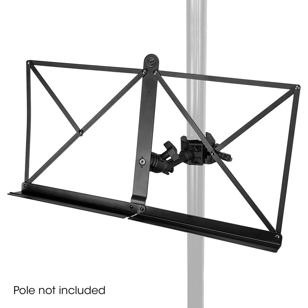 Gravity NSMS03 Foldable 46.5cm Traveler Music Sheet Holder For Mic Stand