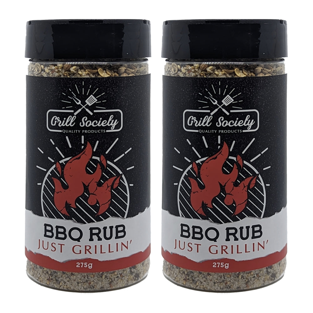 2PK Grill Society Barbeque Grill Rub Just Grillin' Seasoning 275g