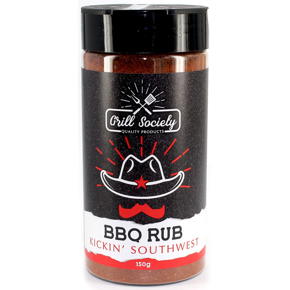 Grill Society 175g BBQ Rub - Kickin’ Southwest