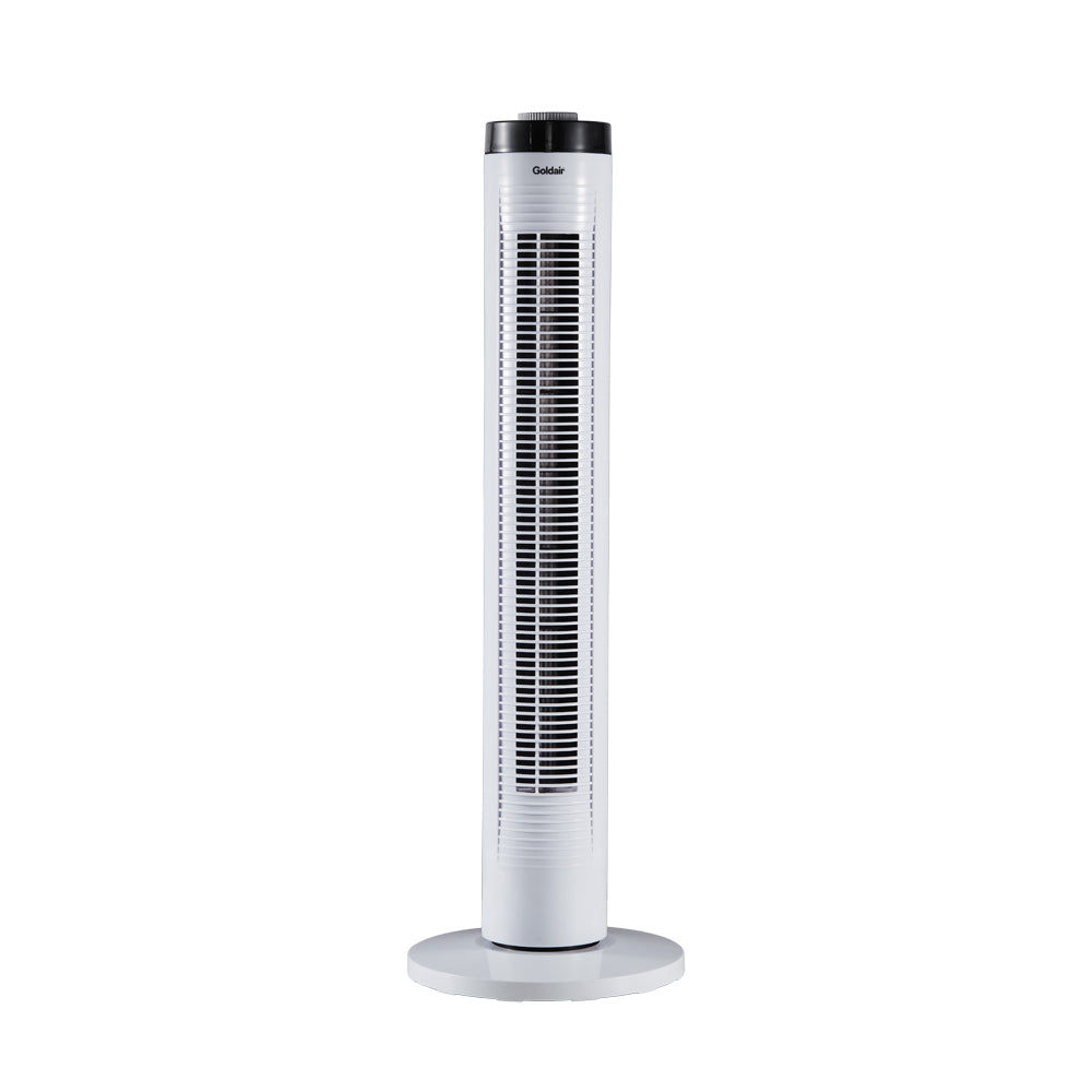 Goldair Select Basic Home/RoomTower Oscillation Fan 81cm - White