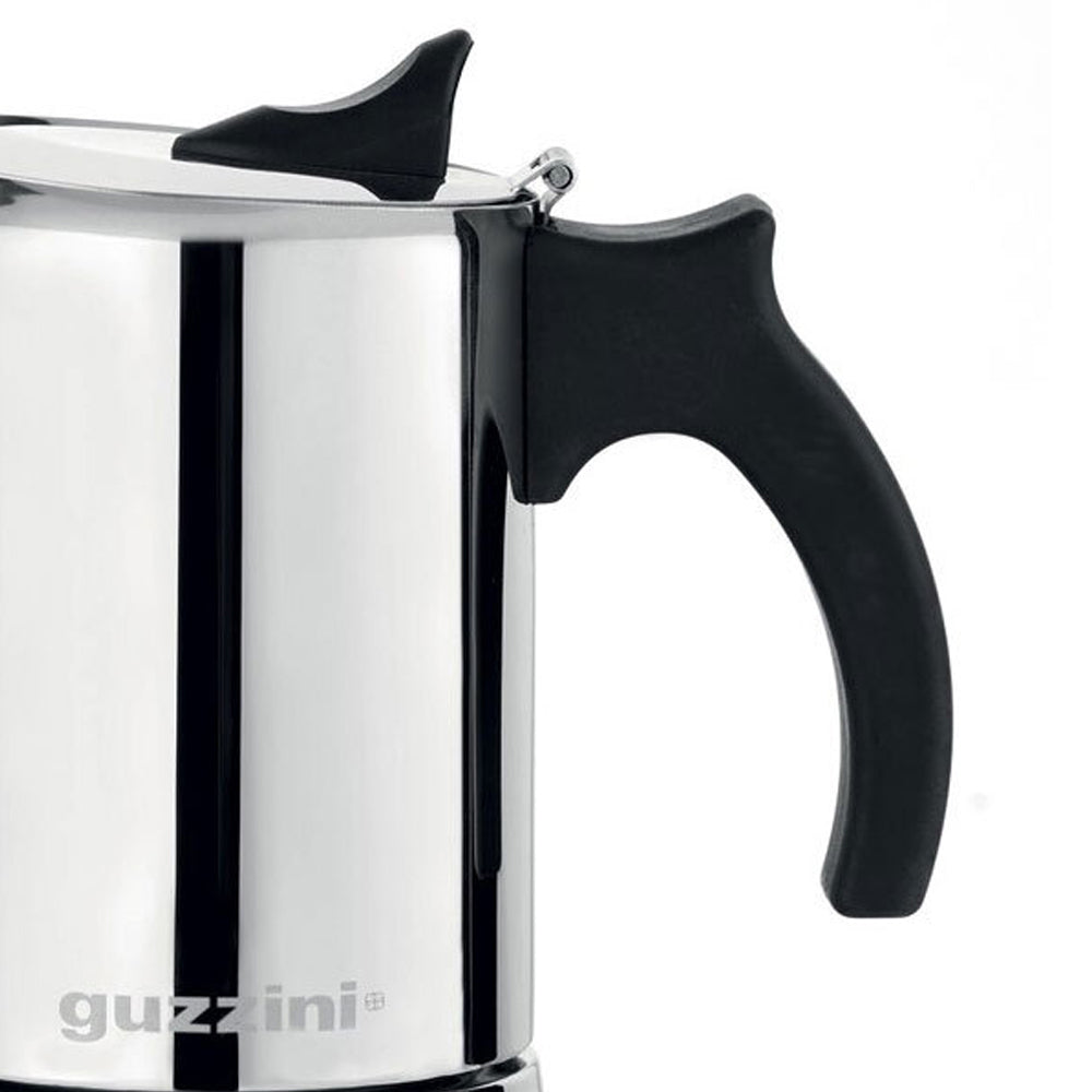 Guzzini Giulietta 180ml Moka Espresso Coffee Maker Stainless Stovetop Percolator
