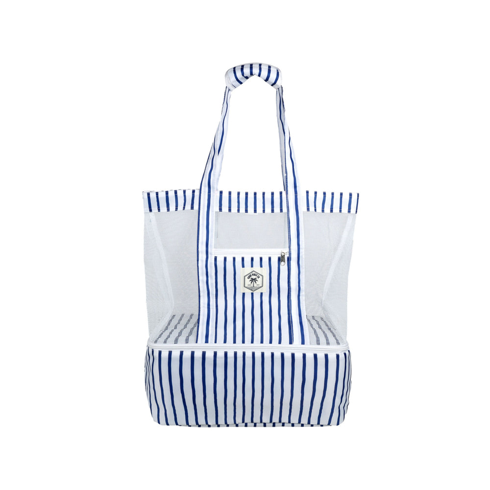 2PK Good Vibes 2 In 1 Beach Cooler Bag Mediterranean 45x44x18cm