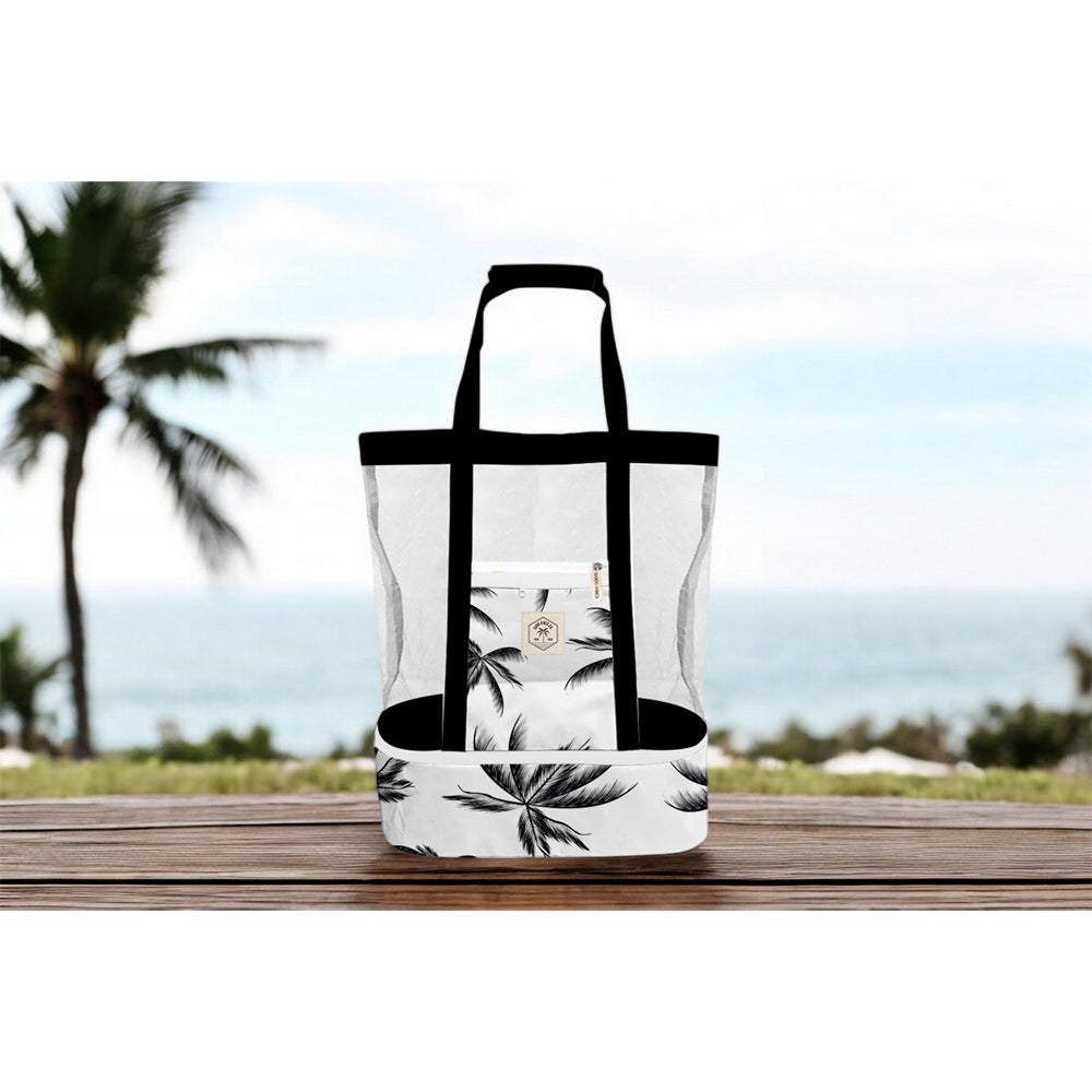 Good Vibes 2 In 1 Beach Cooler Bag Havana 45x44x18cm