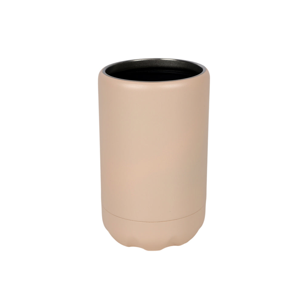 2PK Good Vibes Can Cooler Double Walled Ss 12x7.5cm Terra Blush