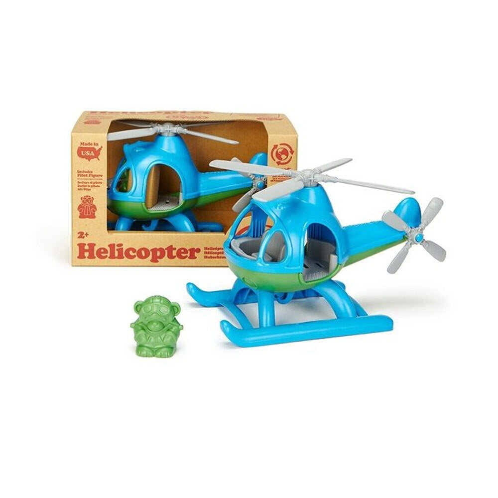 Green Toys Helicopter Blue Kids/Childrens Toy Vehicle Playset 2+
