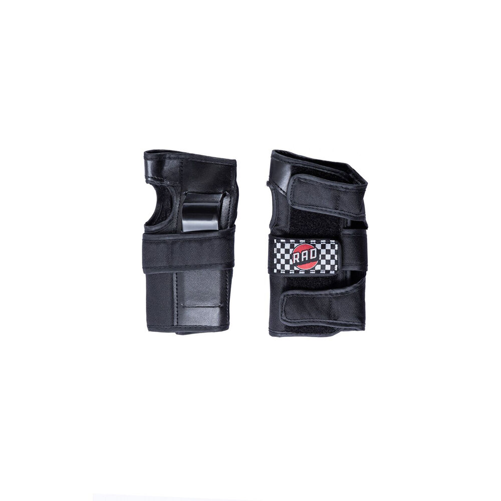 Rad Board Co Skate Wrist Protective Pad Set Street Park Black Large