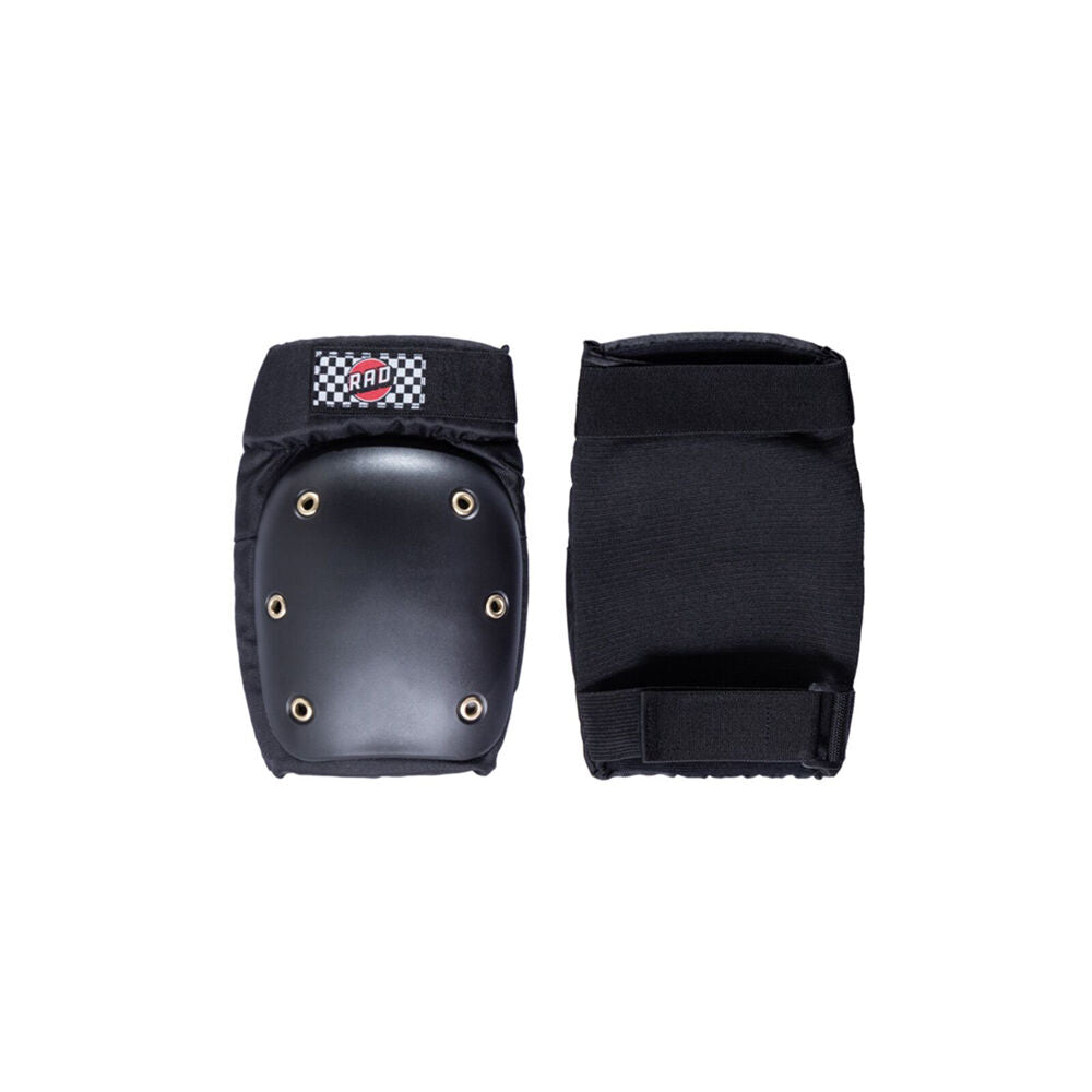 Rad Board Co Skate Knee Protective Pad Set Street Park Set Black Small