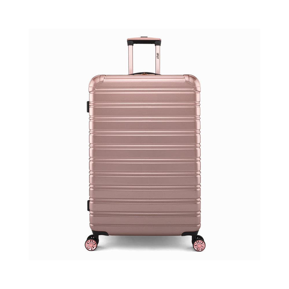 3pc iFly 20/24/28" Wheeled Suitcase Luggage Bag Set - Rose Gold