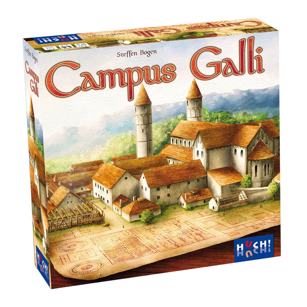 Huch! Campus Galli Tile-Laying Strategy Cooperative Board Game Kids 10y+