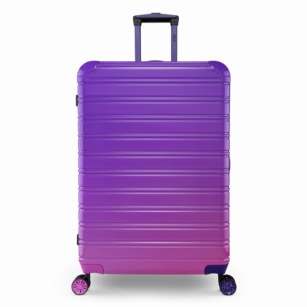 3pc iFly 20/24/28" Wheeled Suitcase Luggage Bag Set - Midnight Berry