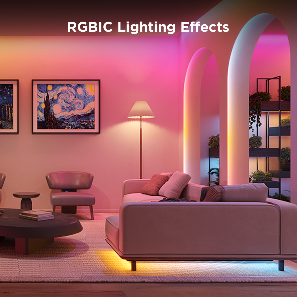 Govee RGBIC+W Smart LED Light Strip Matter App/Voice Control 5M