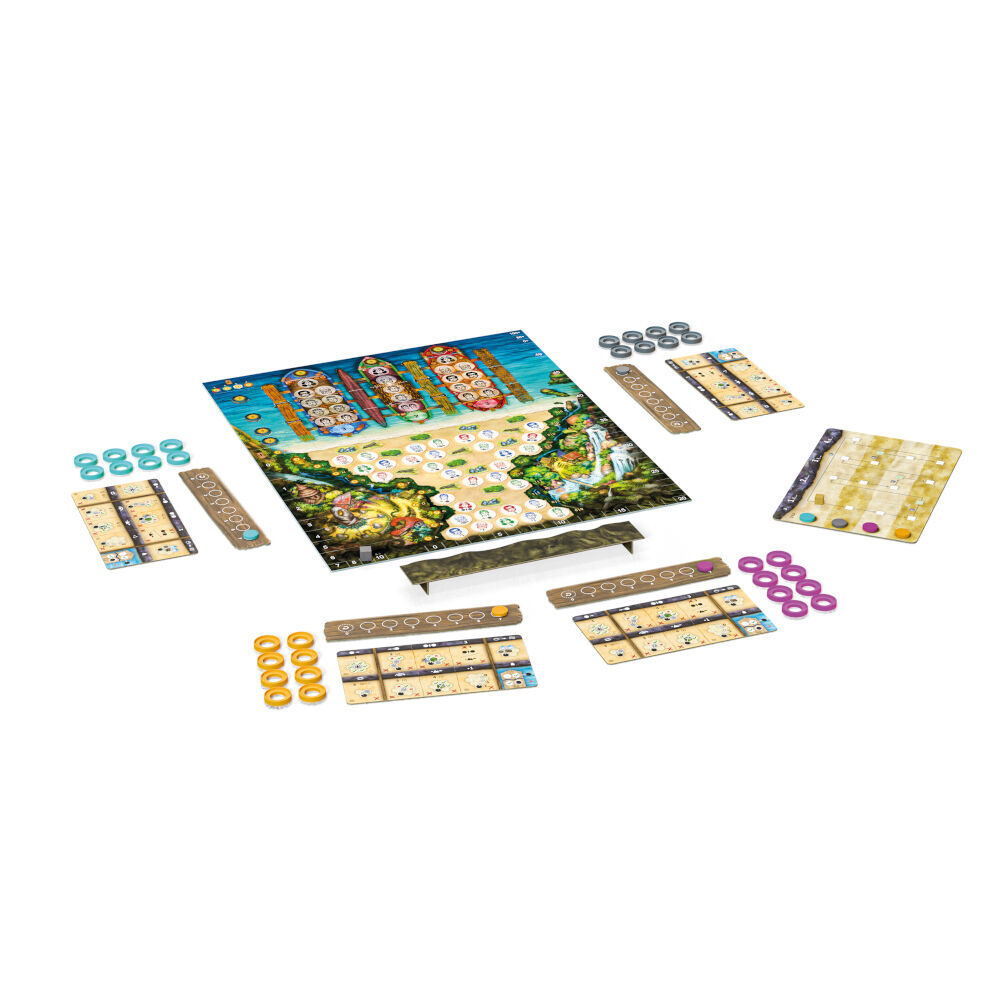 Huch! The FOG Island Survival Strategy Board Game Kids Children 10y+