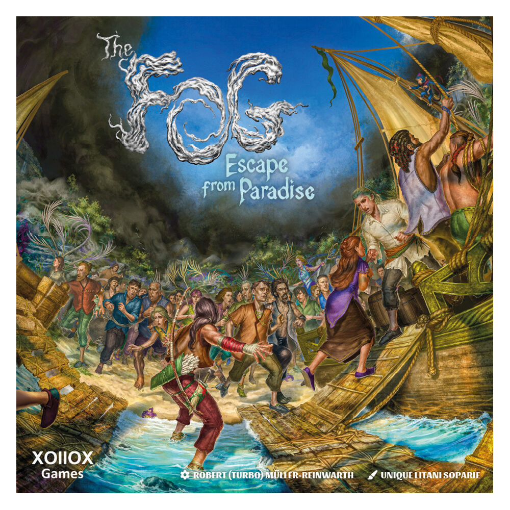 Huch! The FOG Island Survival Strategy Board Game Kids Children 10y+