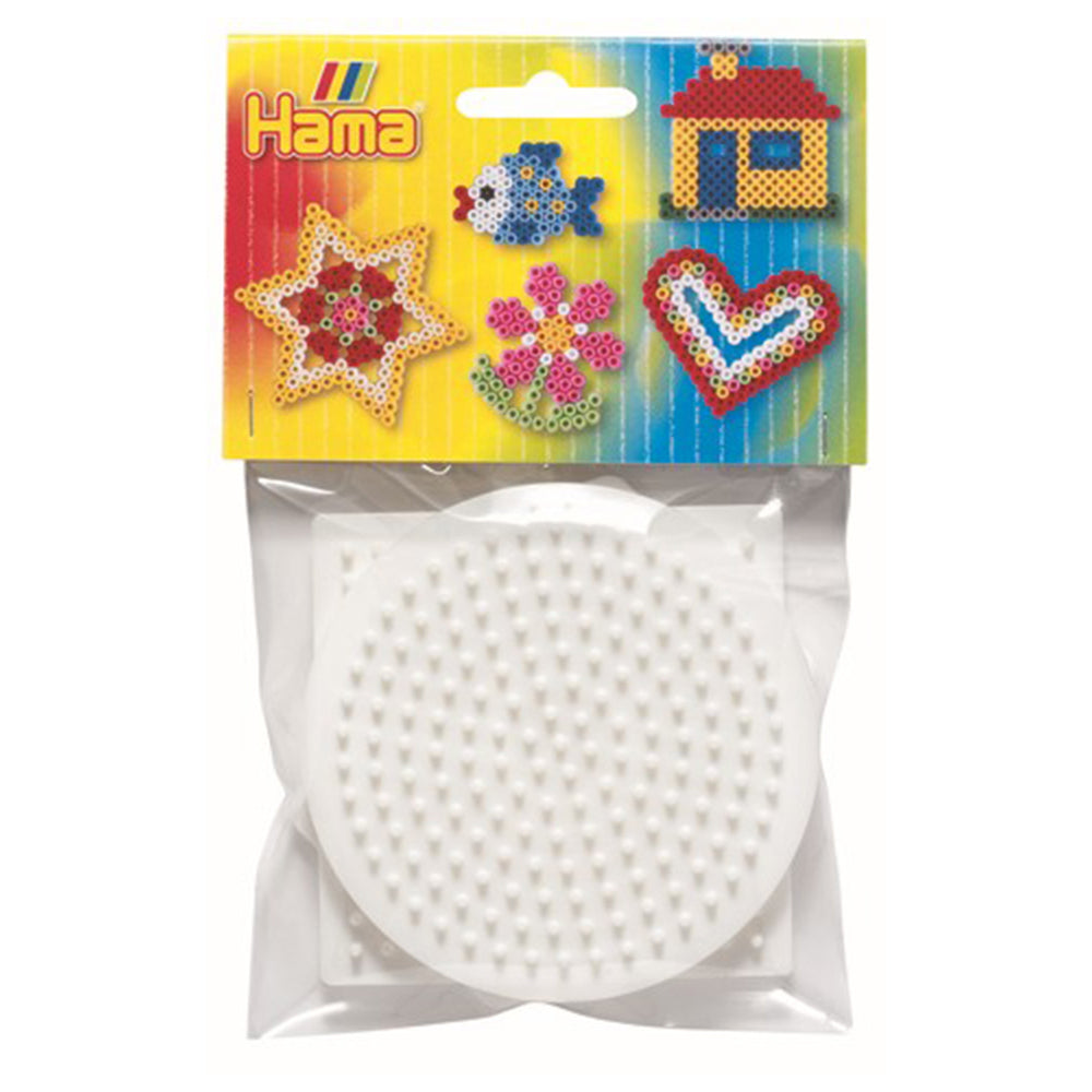3x 3pc Hama Small Square/Round/Hexagonal Pegboard Set For Beads 5y+