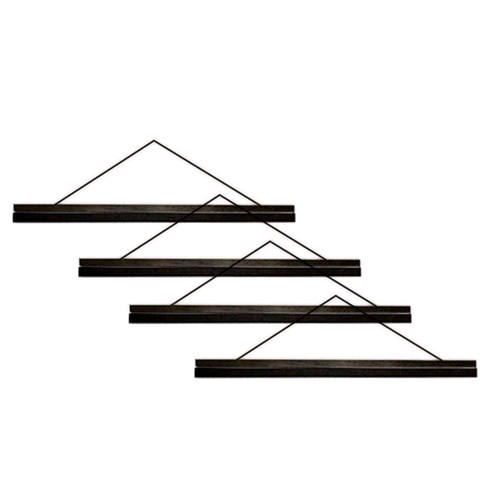 4PK Frames & Hangers Wall Art Magnetic Sleek Poster Hanger 64cm Pair