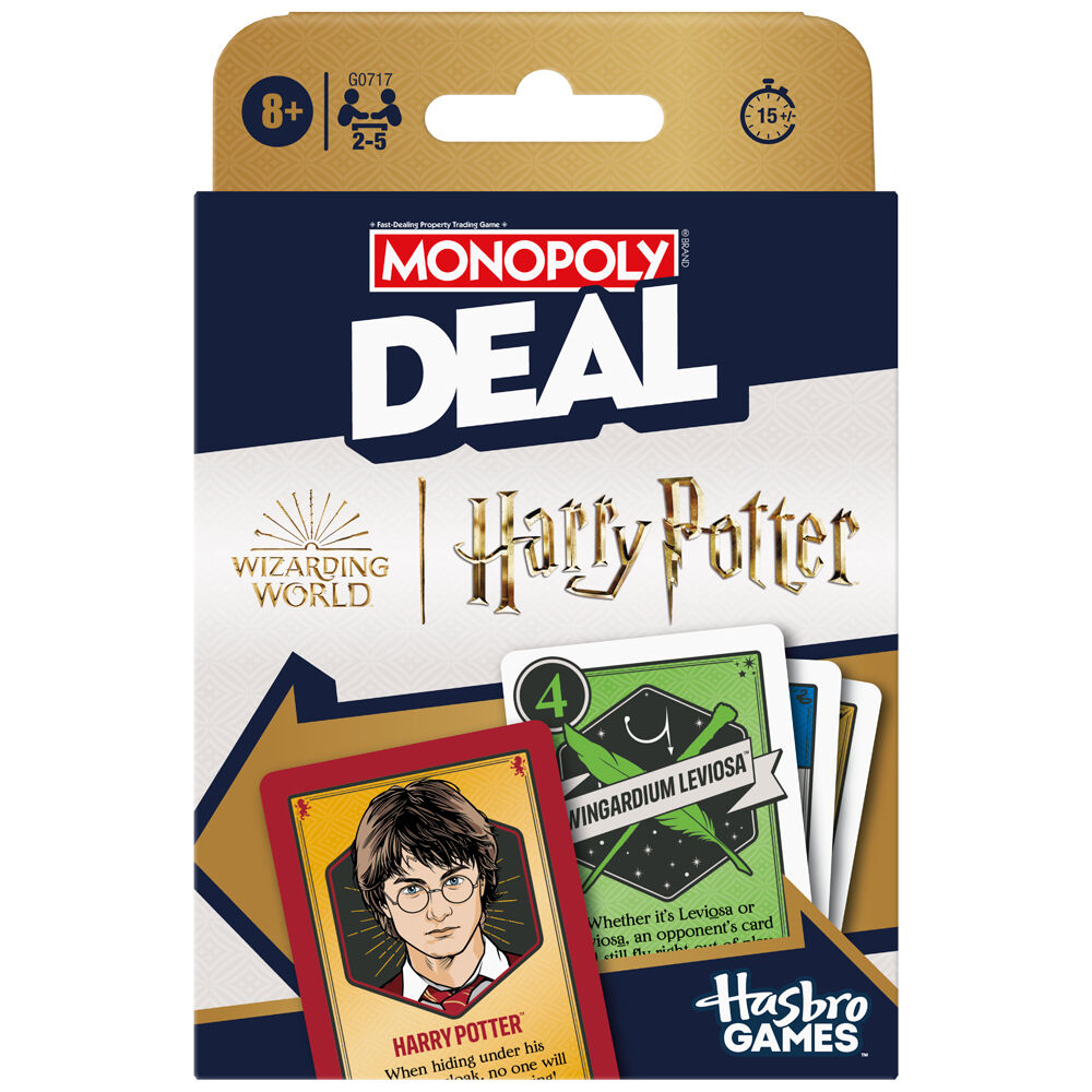 Hasbro Monopoly Deal Harry Potter Edition Family Card Game 6+
