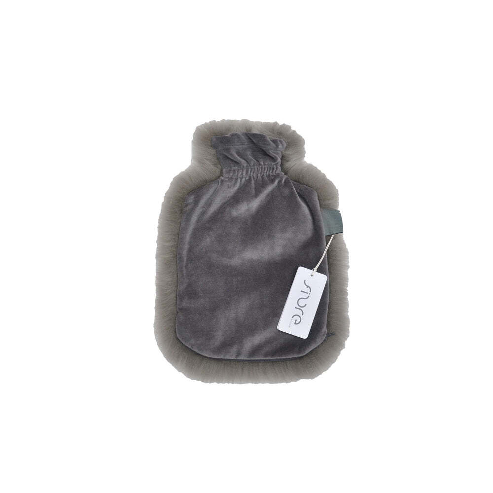 Huxford Grove The Gulgong Sheepskin Hot Water Bottle Cover - Fossil