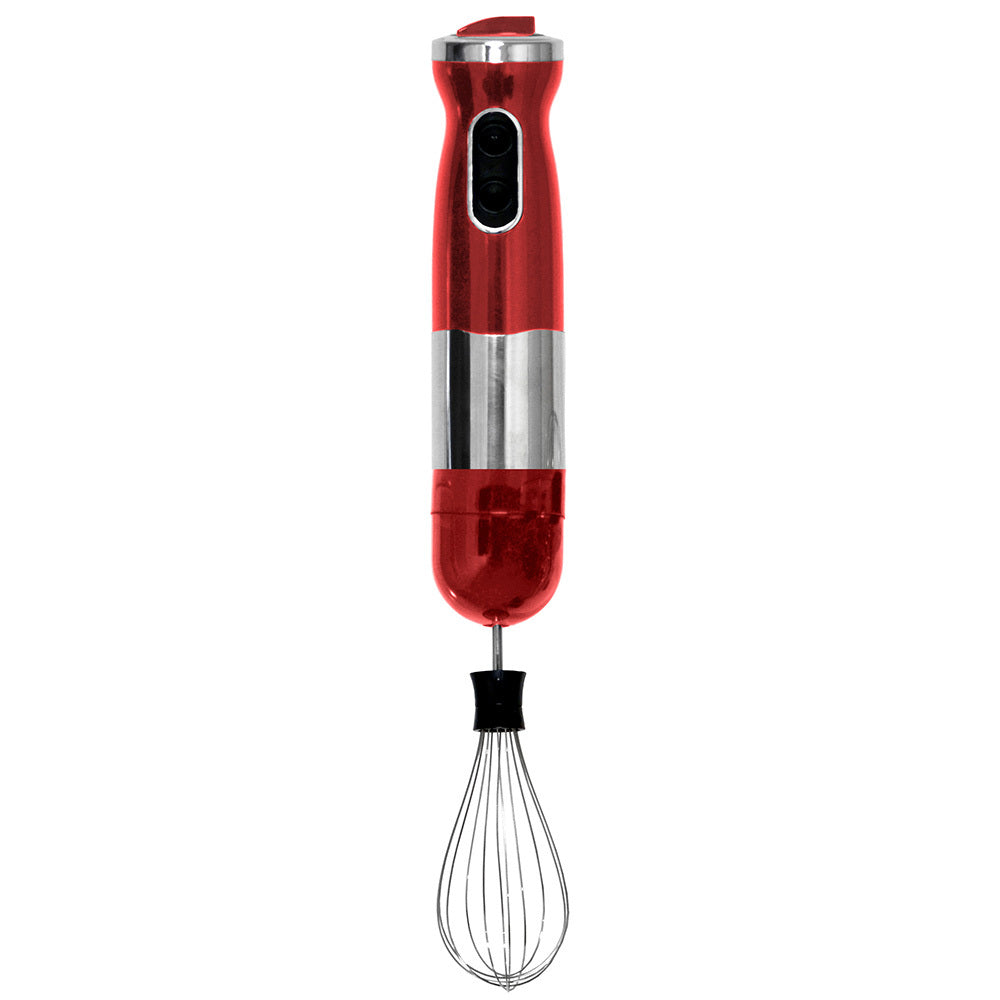 Healthy Choice 700W Hand Blender, Chopper and Mixer Red