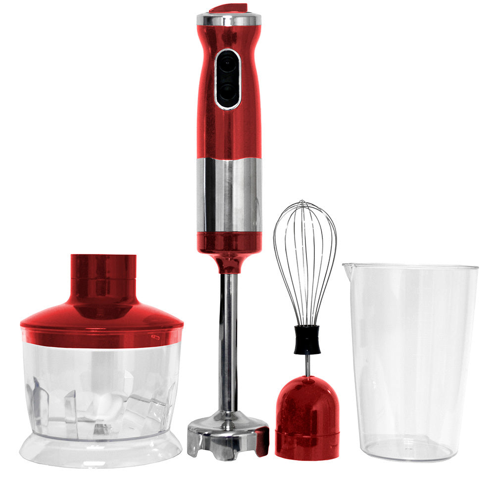 Healthy Choice 700W Hand Blender, Chopper and Mixer Red