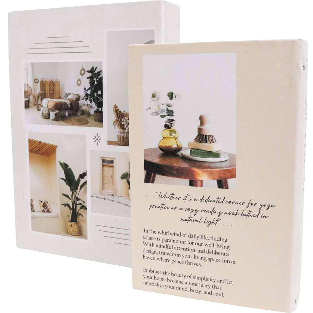 2pc LVD Modern Retreat MDF Book Box Decor Set 24cm/29cm