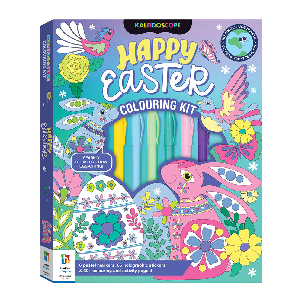 2PK Kaleidoscope Happy Easter Colouring Activity Art Kit
