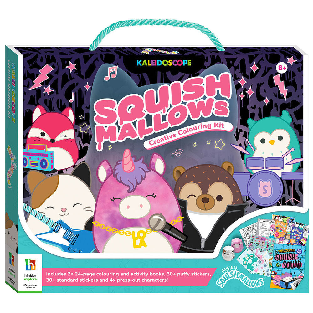 2PK Kaleidoscope Squishmallows Colouring and Activity Set 8+