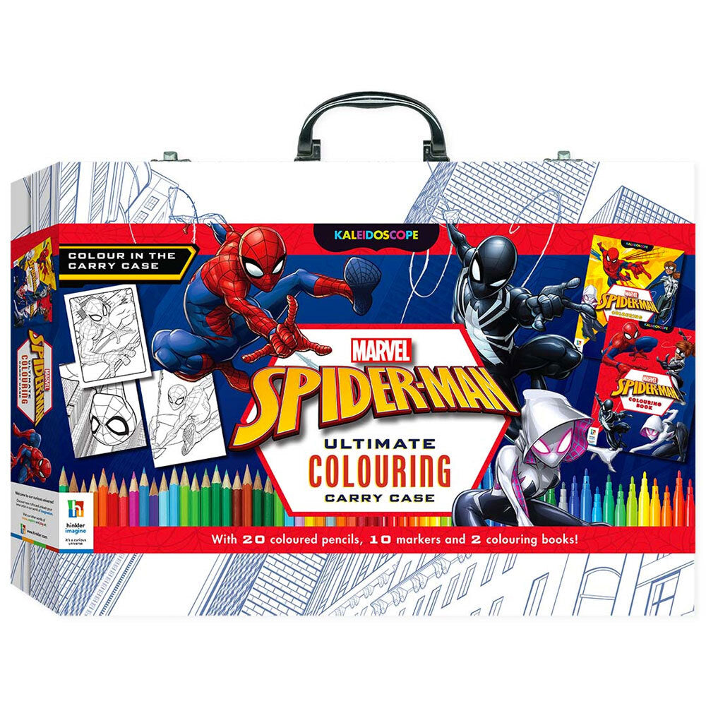 Kaleidoscope Marvel Spider-Man Colouring Carry Case 8Y+