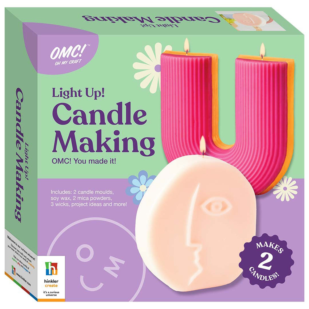 2PK OMC! Oh My Craft Kids/Teen 22x22cm Candle Making Kit 14y+