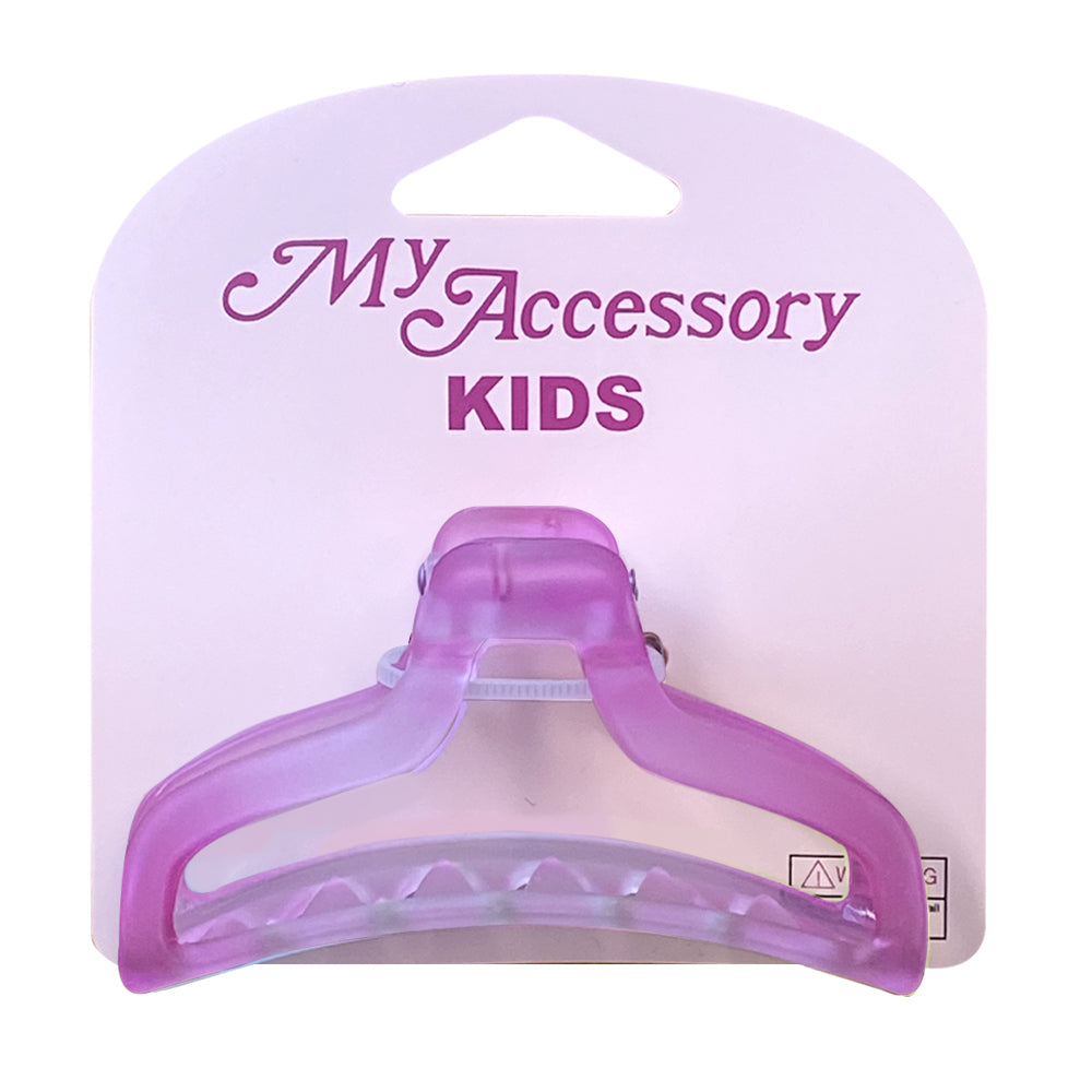 12PK My Accessory Kids 8cm Melrose Hair Clip Ombre Frosted Assorted
