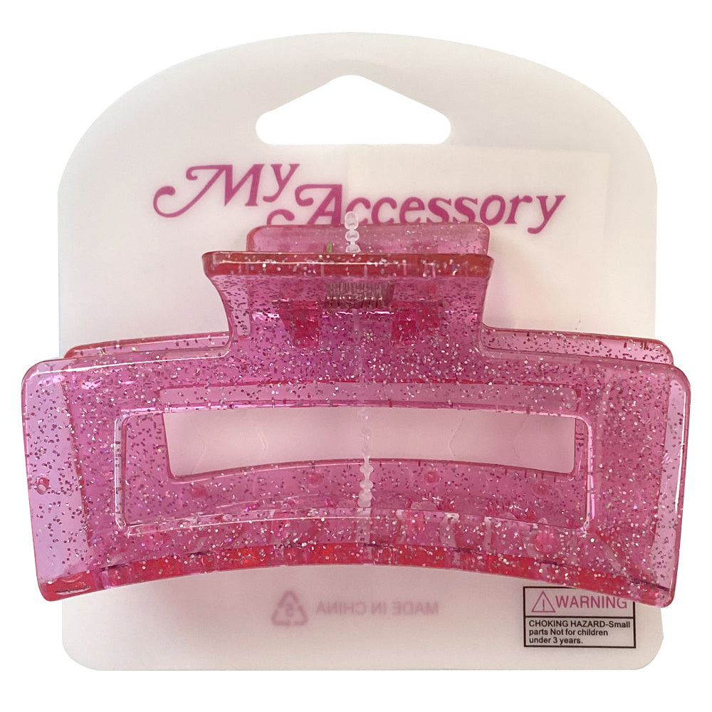 12PK My Accessory Kids 9cm Melrose Hair Styling Clip Glitter