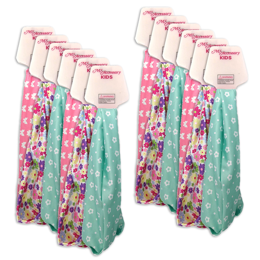 12PK My Accessory Kids 15cm Hair Styling Headband Pack Twist Assorted