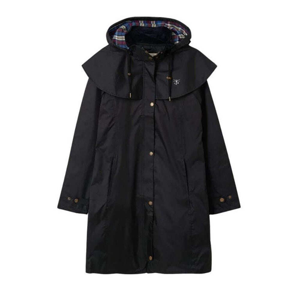 Lighthouse Clothing Ladies Outrider Coat 3/4 length black