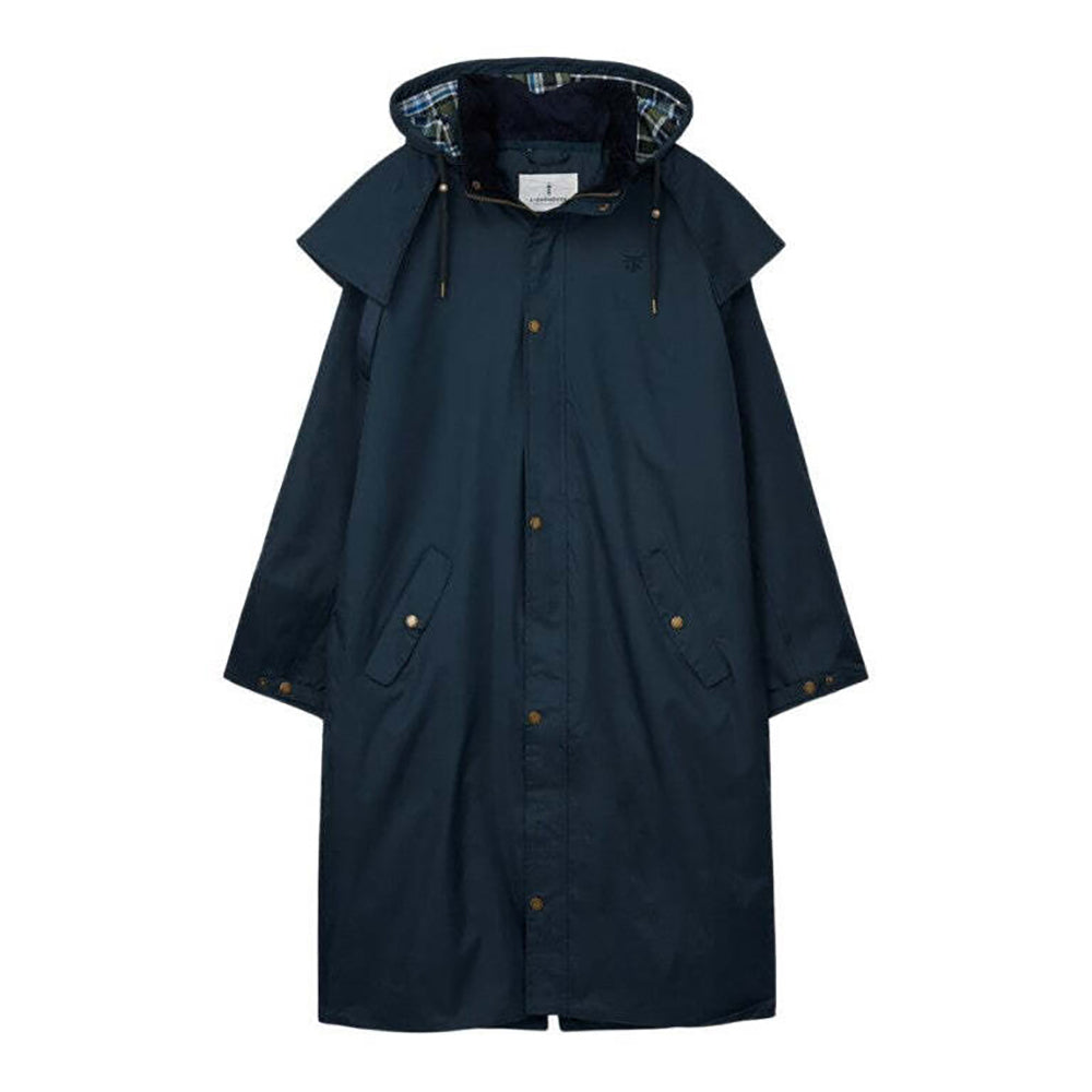 Lighthouse Clothing Mens Stockman Coat full length deep night