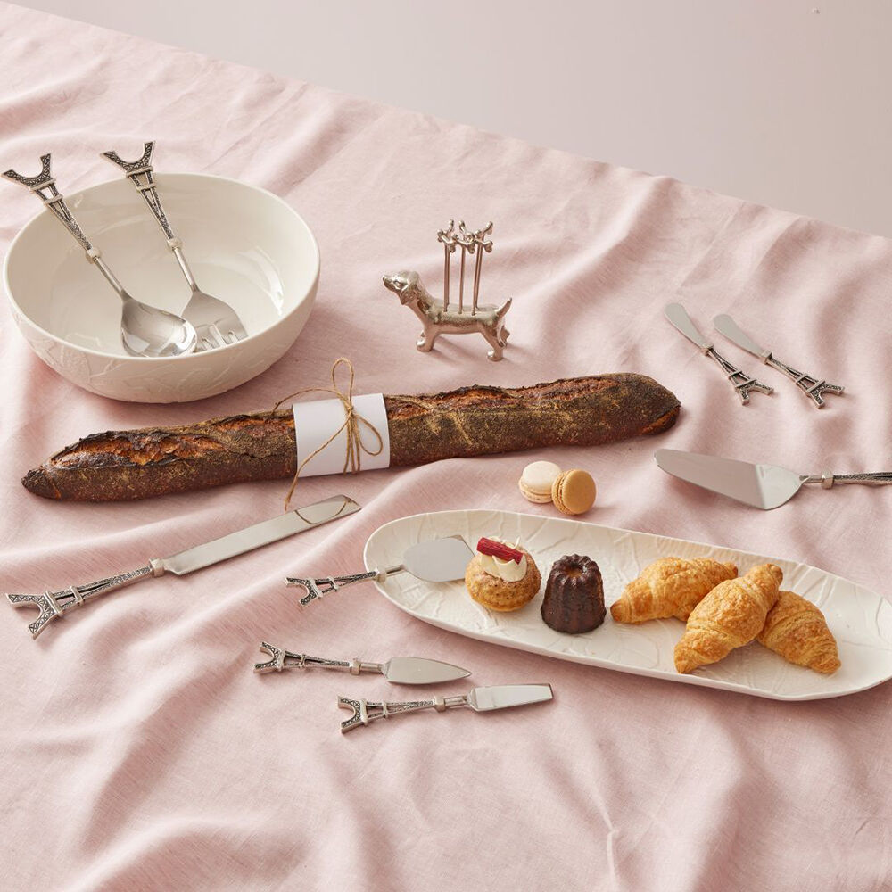 6pcs Pilbeam Living Dachshund Cocktail Picks Aluminium Decor Silver 13cm
