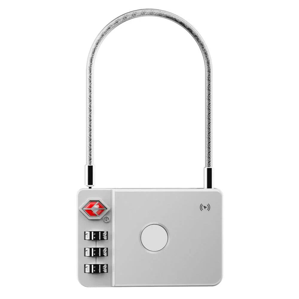 MiLi MiLock TSA Approved Suitcase Luggage Tracker Lock - White