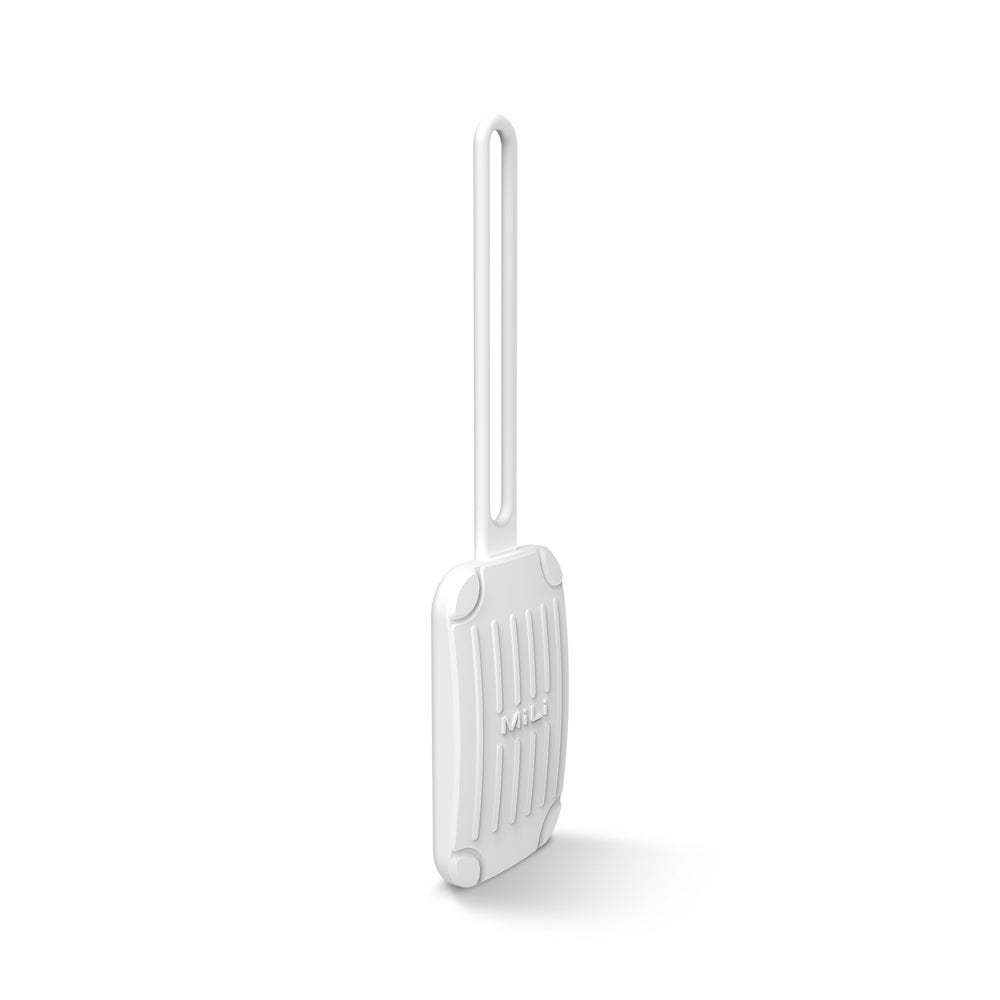 MiLi Anti-Lost Suitcase Luggage Identifier Travel Bag Tag - White