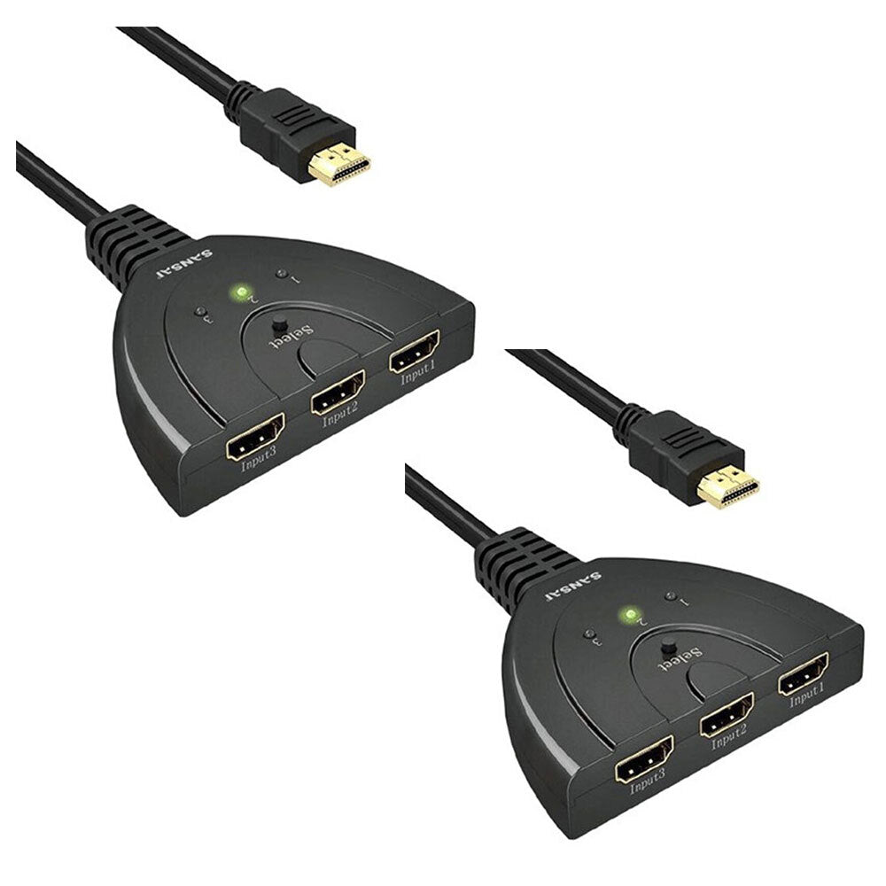 2PK Sansai 3-Port HDMI Switcher