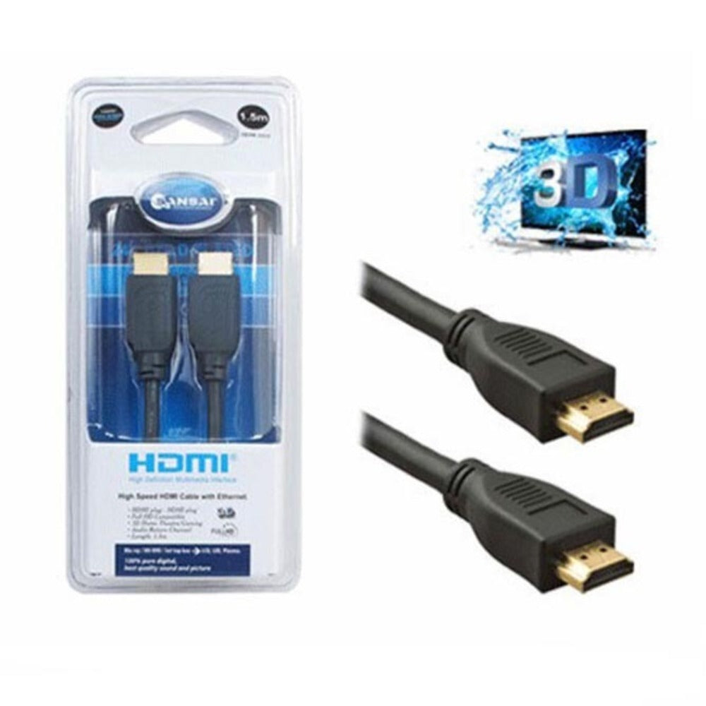 3x Sansai 3m High Speed HDMI Cable w/ Ethernet