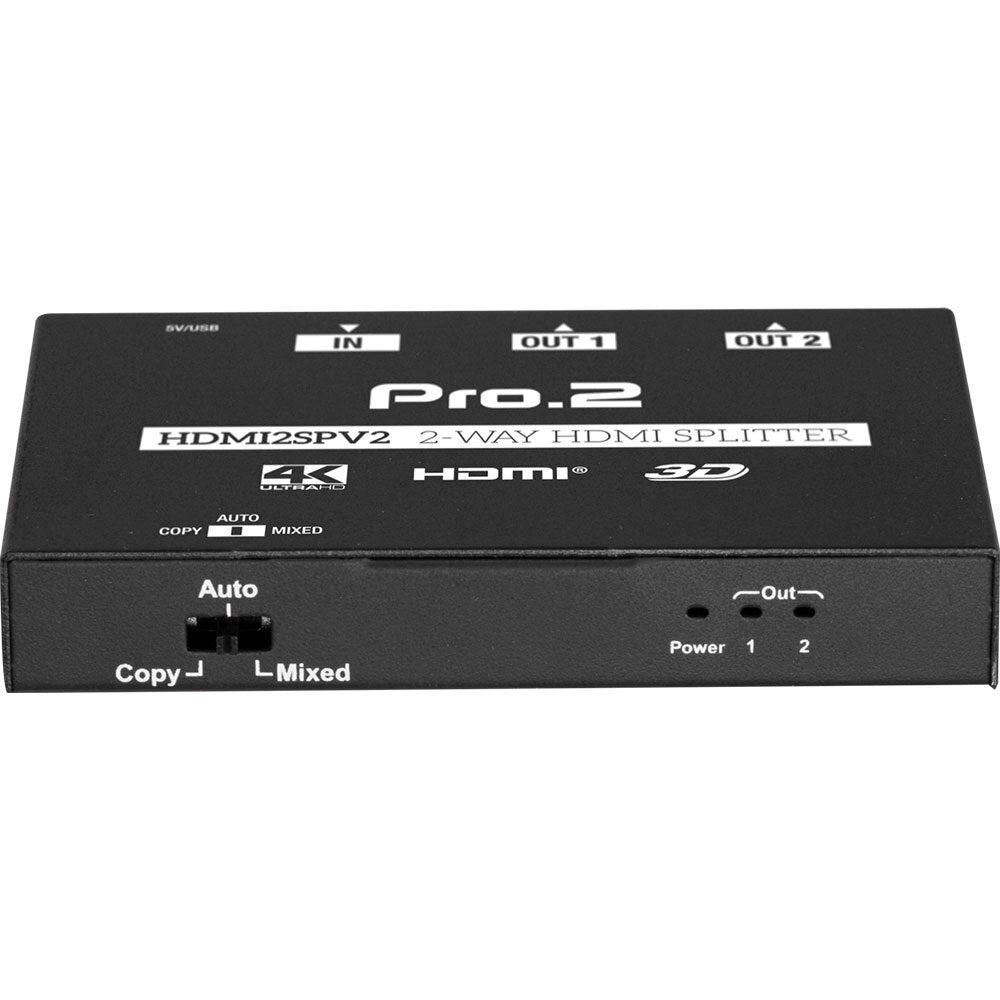 Pro.2 18gbps 2 Way HDMI Splitter