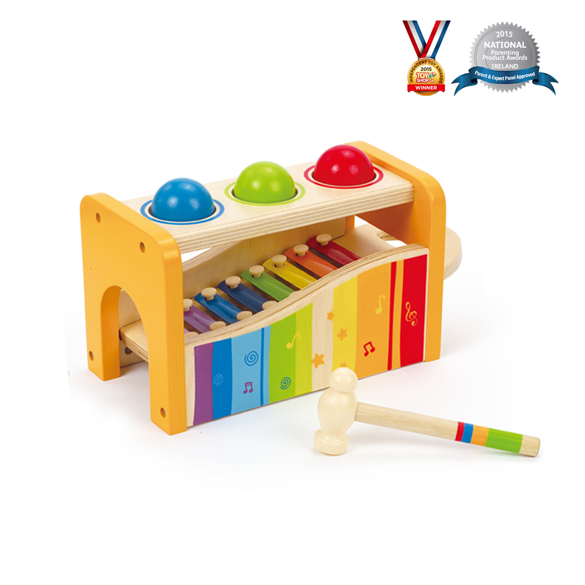 6pc Hape Pound & Tap Bench