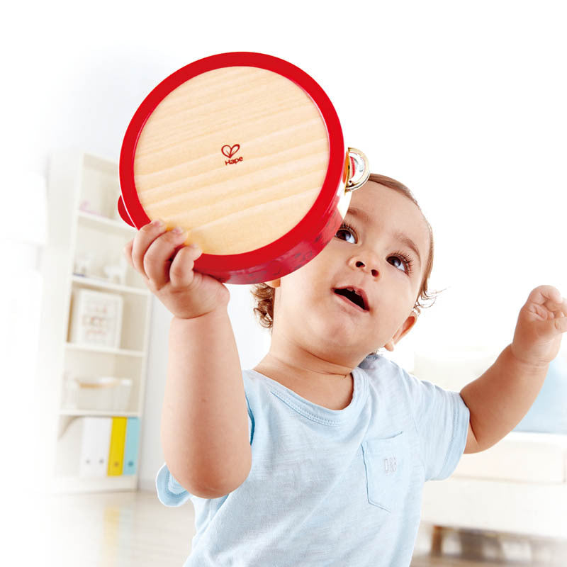 Hape Tap-Along Tambourine Kids/Toddler Play Toy 12m+