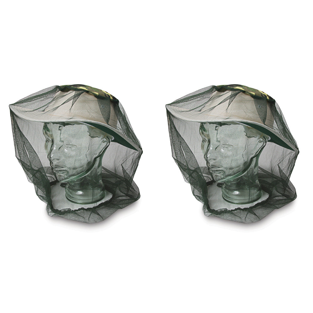2PK Elemental 42cm Insect Protector Mesh Mosquito Head Net