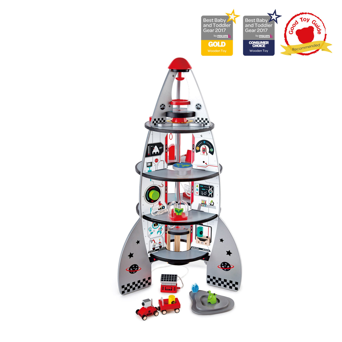 20pc Hape Four Stage Rocket Ship